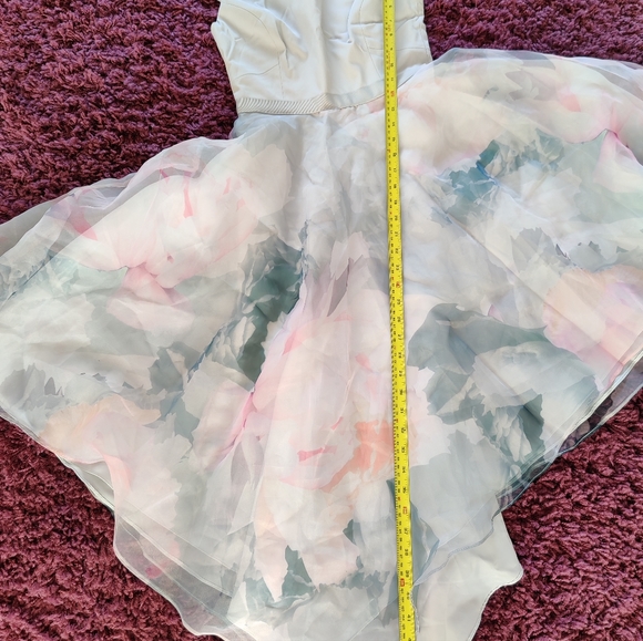 Coast Multi Vinca Printed Overlay Midi Dress Size 6 Wedding £169 - Picture 16 of 16